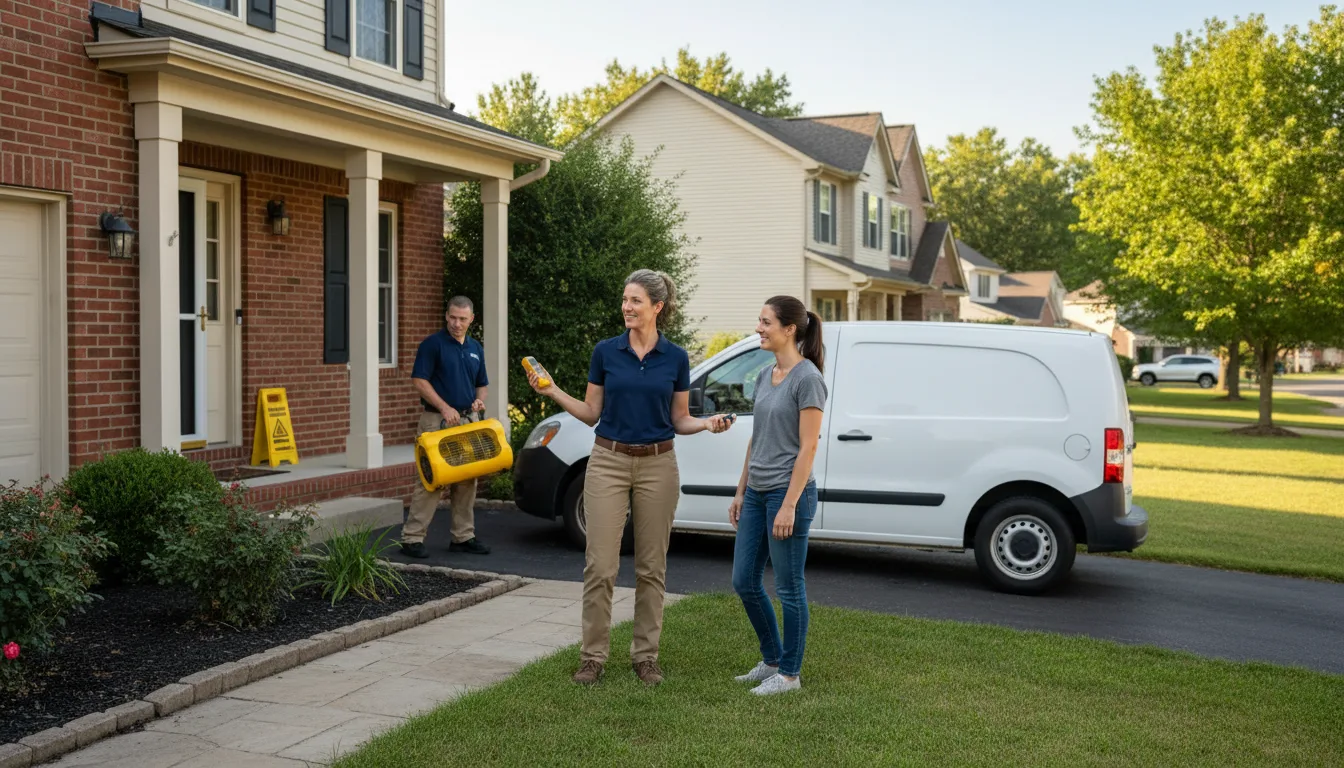 Residential water damage restoration in Kennett Square, PA